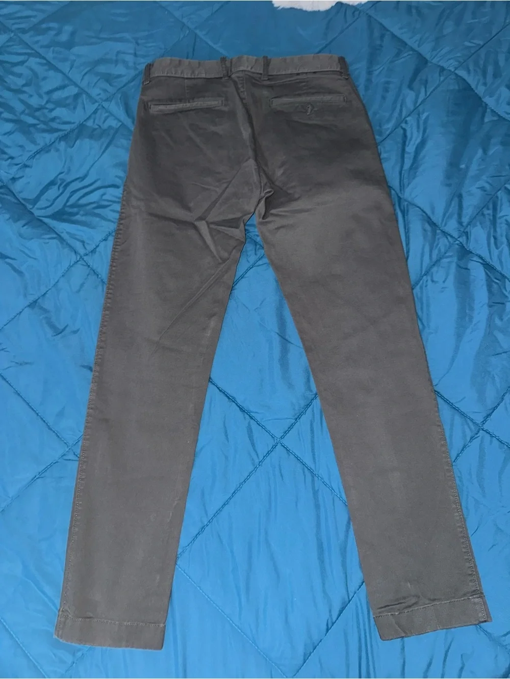 J. Crew Men's Charcoal Straight Chino Pants